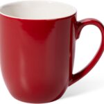 16 oz Large Coffee Mug with Handle Tea Cup Novelty Coffee Cup for Men Women Office Work, Red