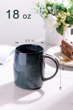 Large Coffee Mugs Set of 4, 18oz Handmade Ceramic Coffee Mugs Set with Gradient color for Latte/Tea/Beer/Hot Cocoa, Dishwasher & Microwave Safe, - Image 2